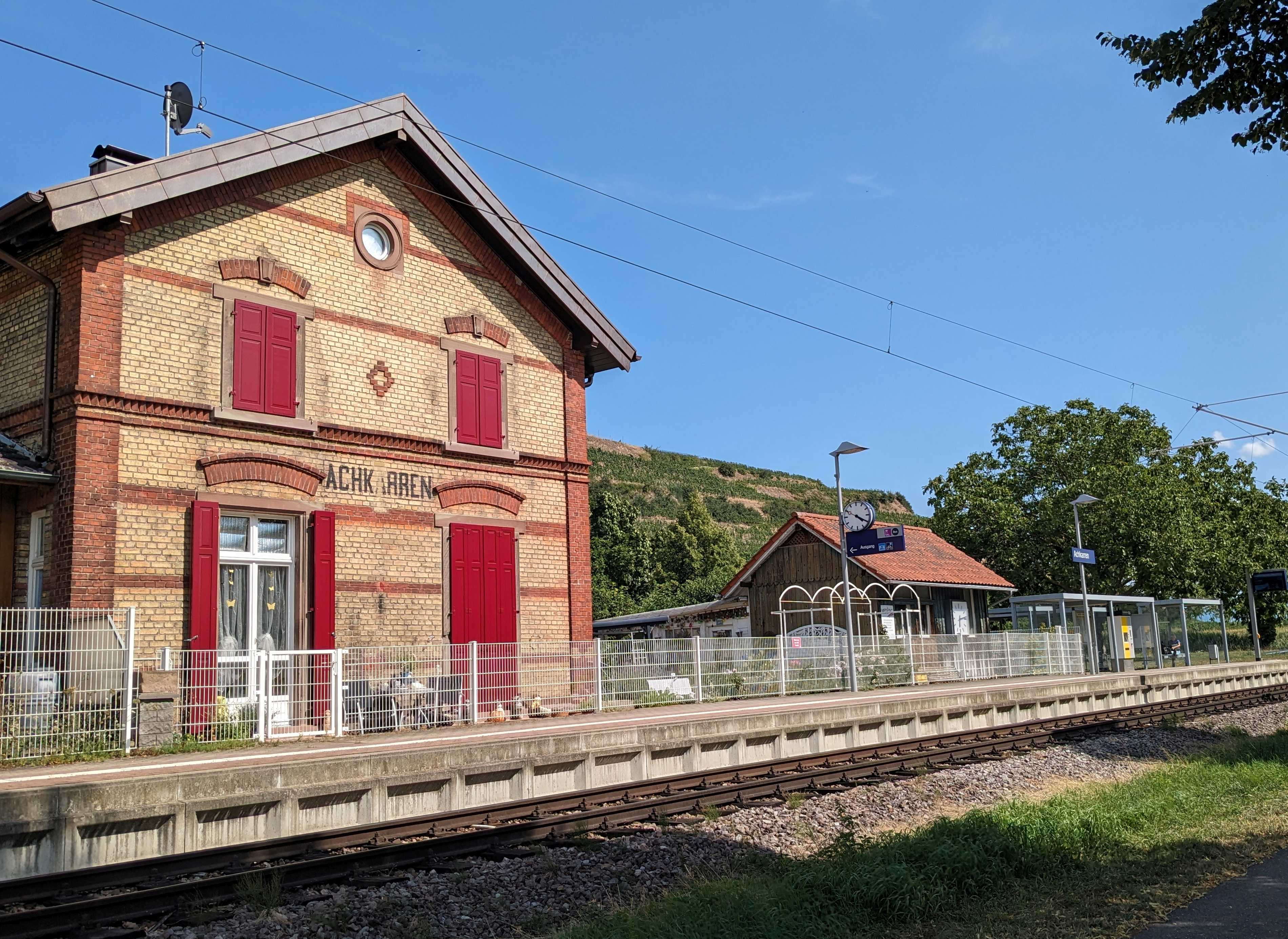 Achkarren Bahnhof in 2023