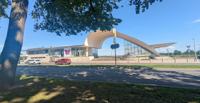 Bahnhof Dubulti nahe Jurmala erbaut 1977