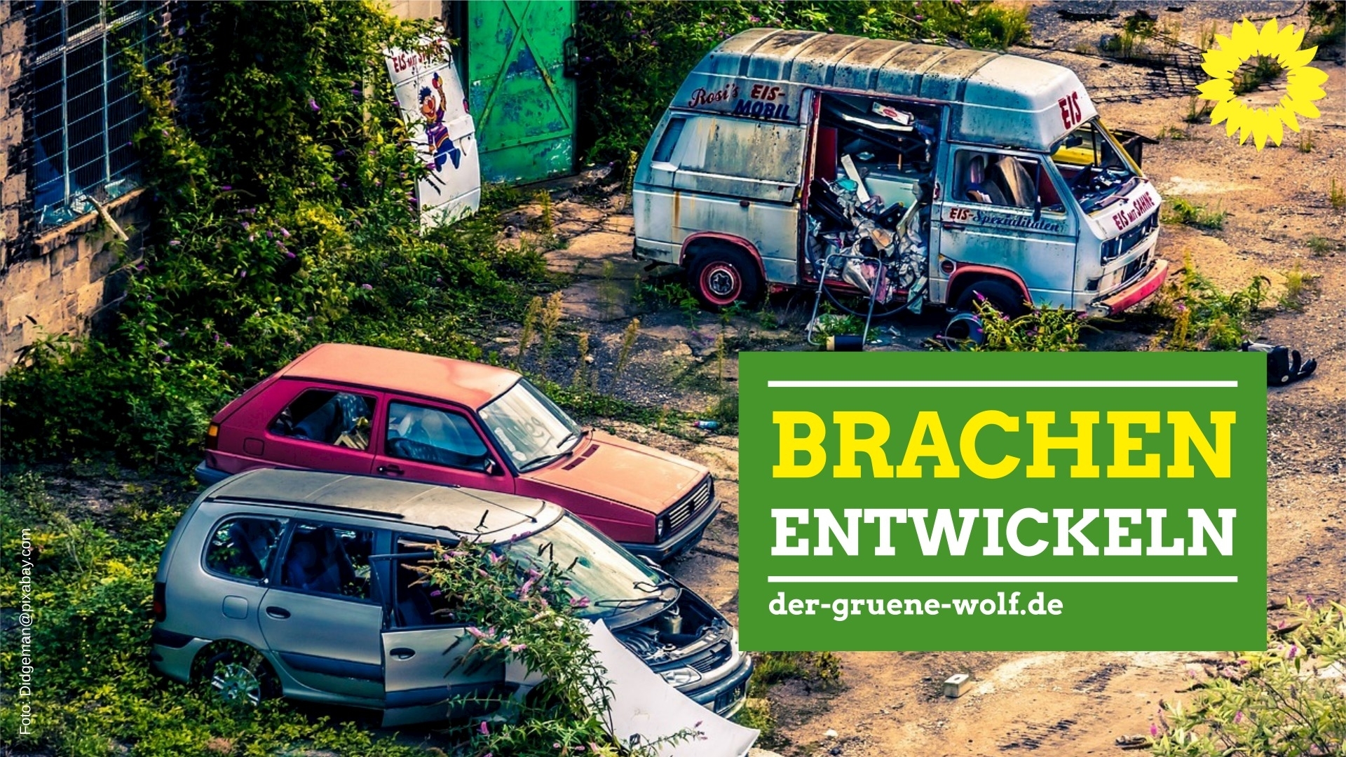 Der grüne Wolf will Brachen in Düsseldorf entwickeln lassen