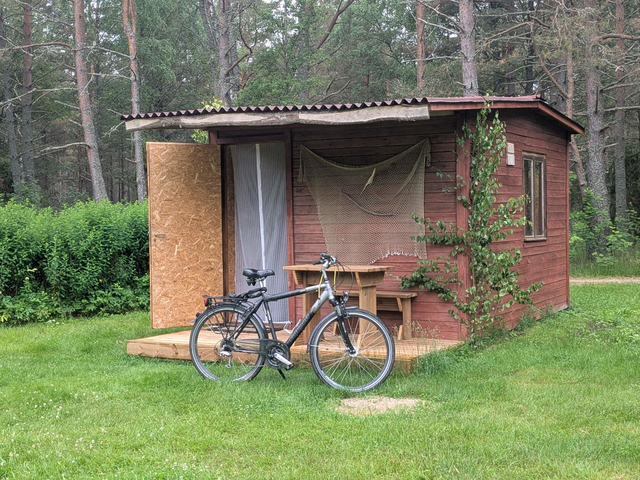 Hütte Kempings Mezveji Jaunciems Lettland