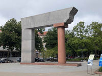 Radreise Baltikum Skulptur DIE ARKA Klaipeda