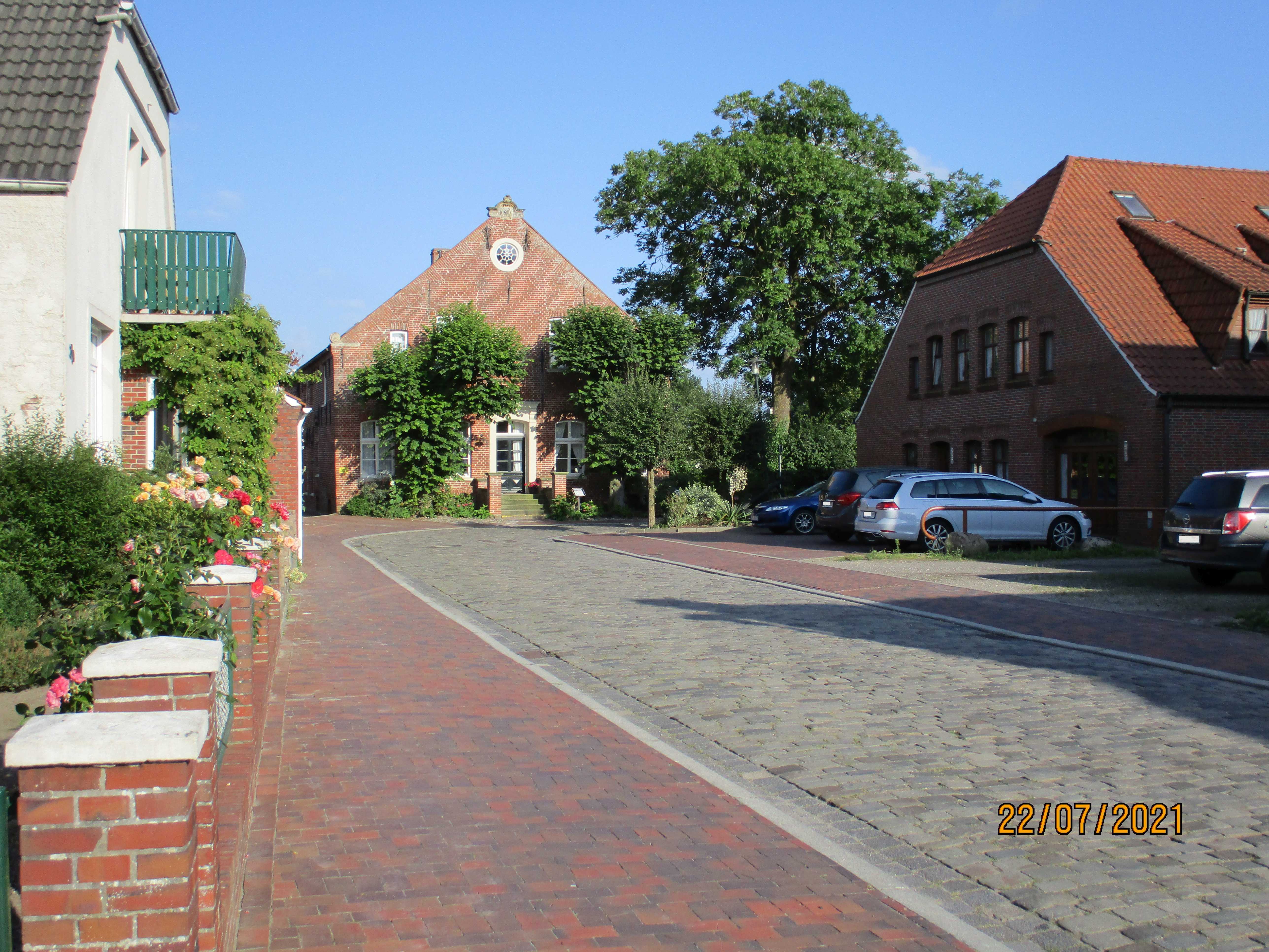 Emsradweg willkommen in Ditzum