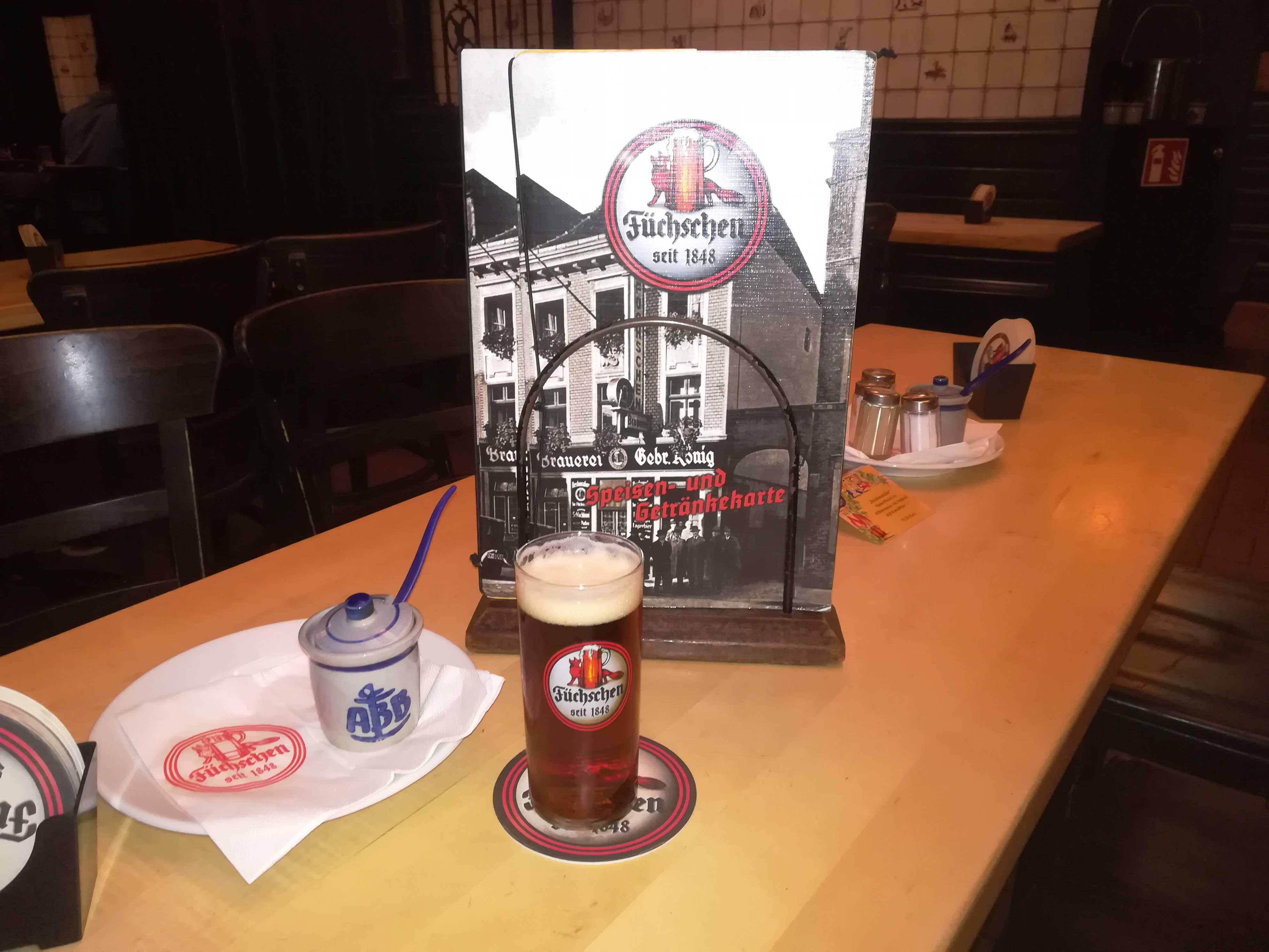 Füchschen, die ausgefuchste Hausbrauerei in Düsseldorf zum Bierwandern