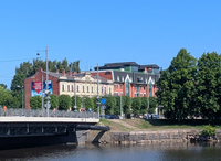 Liepaja sanierte und neue dem angepasste Architektur