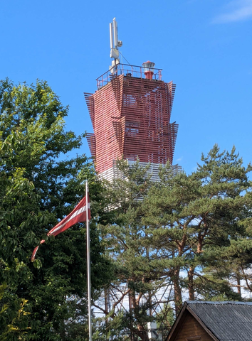 Radreise Baltikum Leuchttrum Gipka Riga Lettland