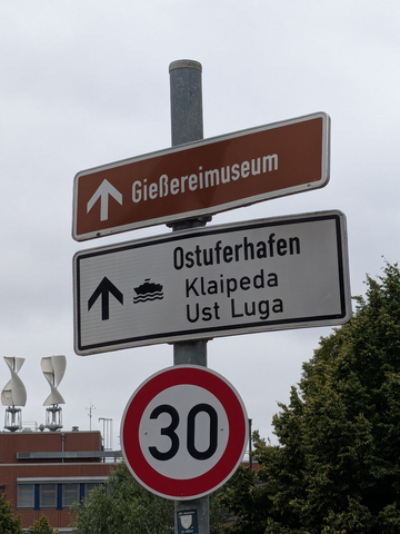 Nicht-mehr-weit-zum-Ostuferhafen-Kiel Radreise Baltikum Kiel Ostuferhafen Klaipeda