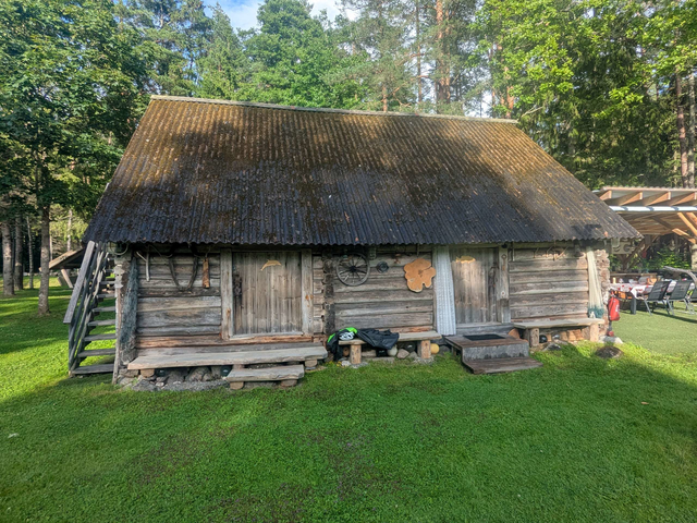 Radreise Baltikum Haapsi das urige Blockhaus Tammemäe