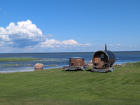 Kapteni talu Pfeifensauna und Whirlpool open air