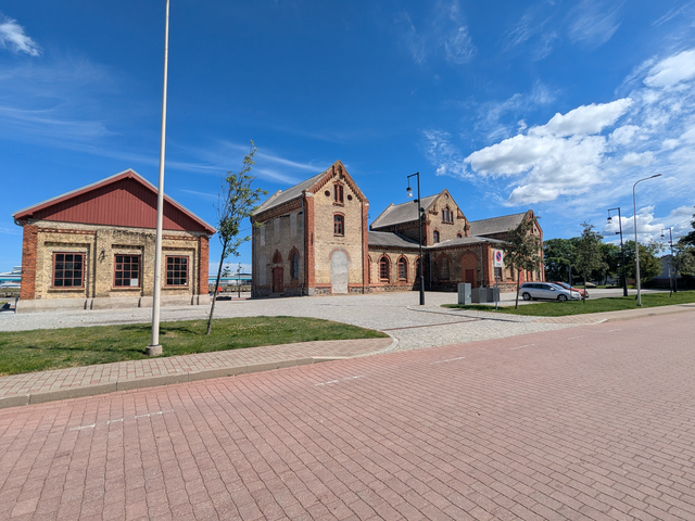 Ventspils Hafengebäude