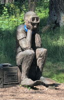 Skulptur im Mezapark