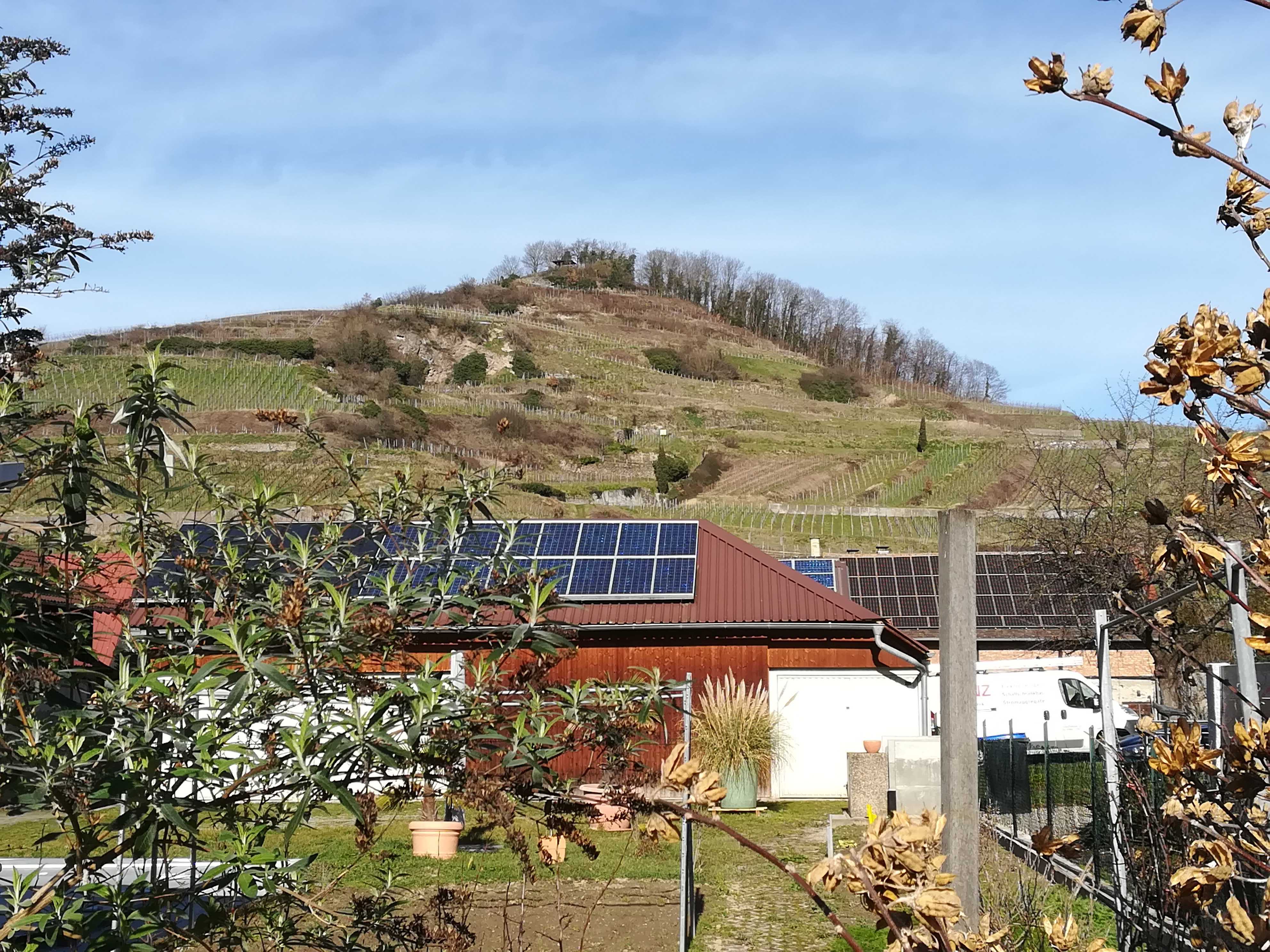 #Weinradeln Achkarren Blick auf den Schlossberg